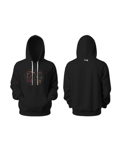 Greys&Blues Pichkari Goodie Hoodie Plain - Black